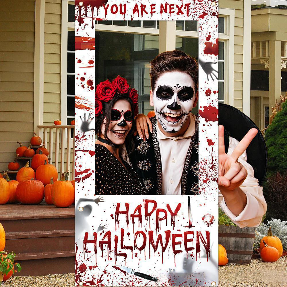Photo Booth Frame - خلفية صورة Runto Happy Halloween، إطار