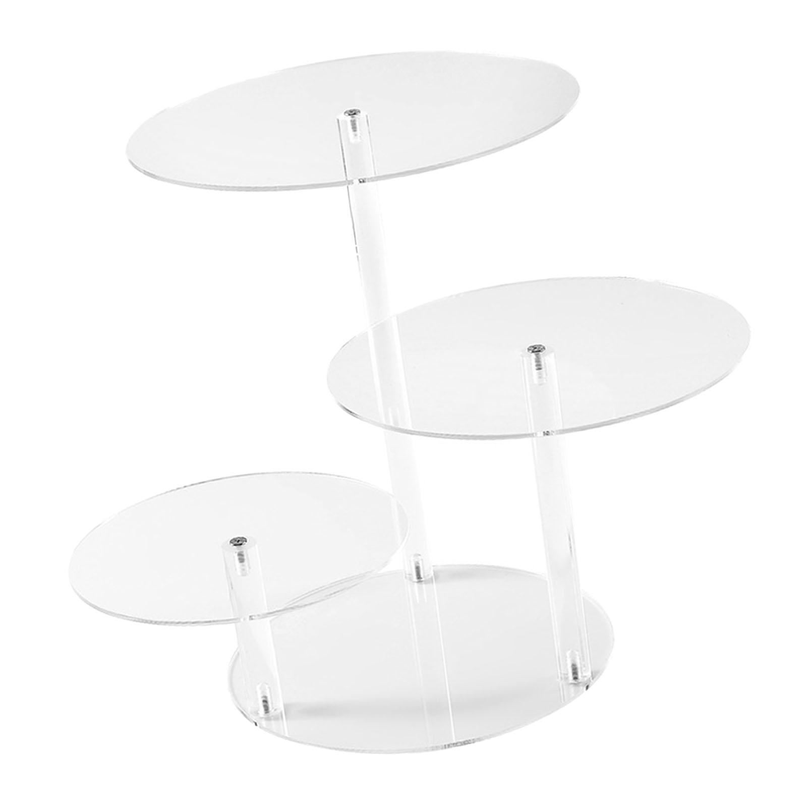 Cupcake Stand Tier - حامل كيك أكريليك بثلاث طبقات مع