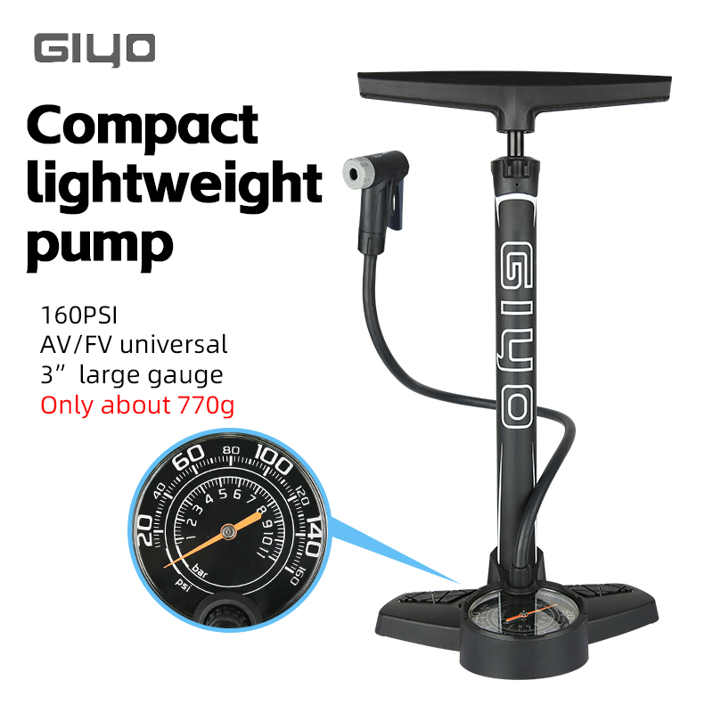 Balloon Pump Hand - GIYO 160PSI دراجة مضخة أرضية دراجة