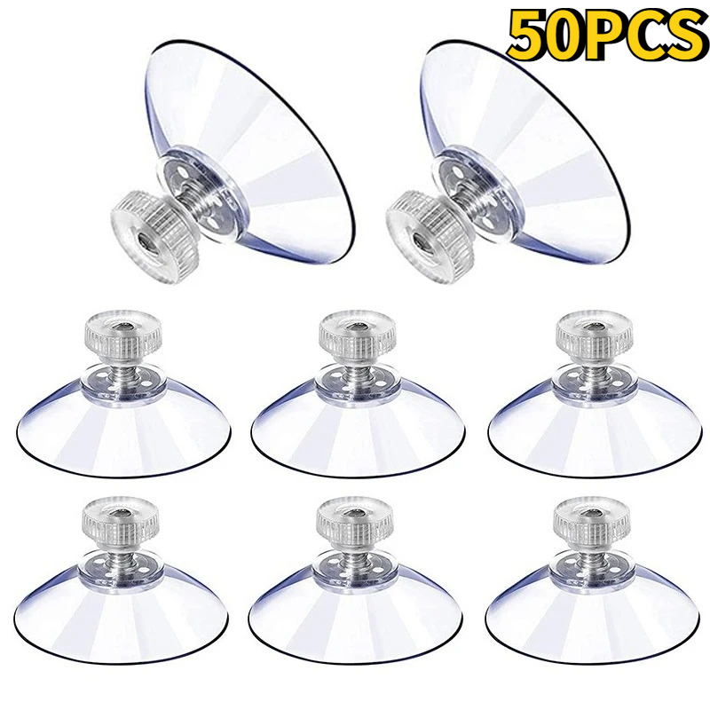 Plastic Cup 50Pcs - 5/50 قطعة من أكواب الشفط الشفافة