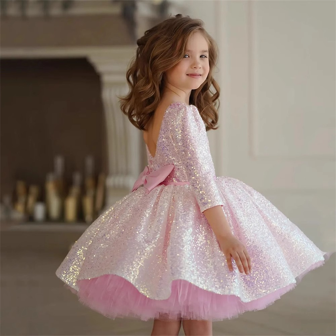 فساتين الأميرات بطول الركبة لل - مراجعة Birthday Sash Glitter وسعره