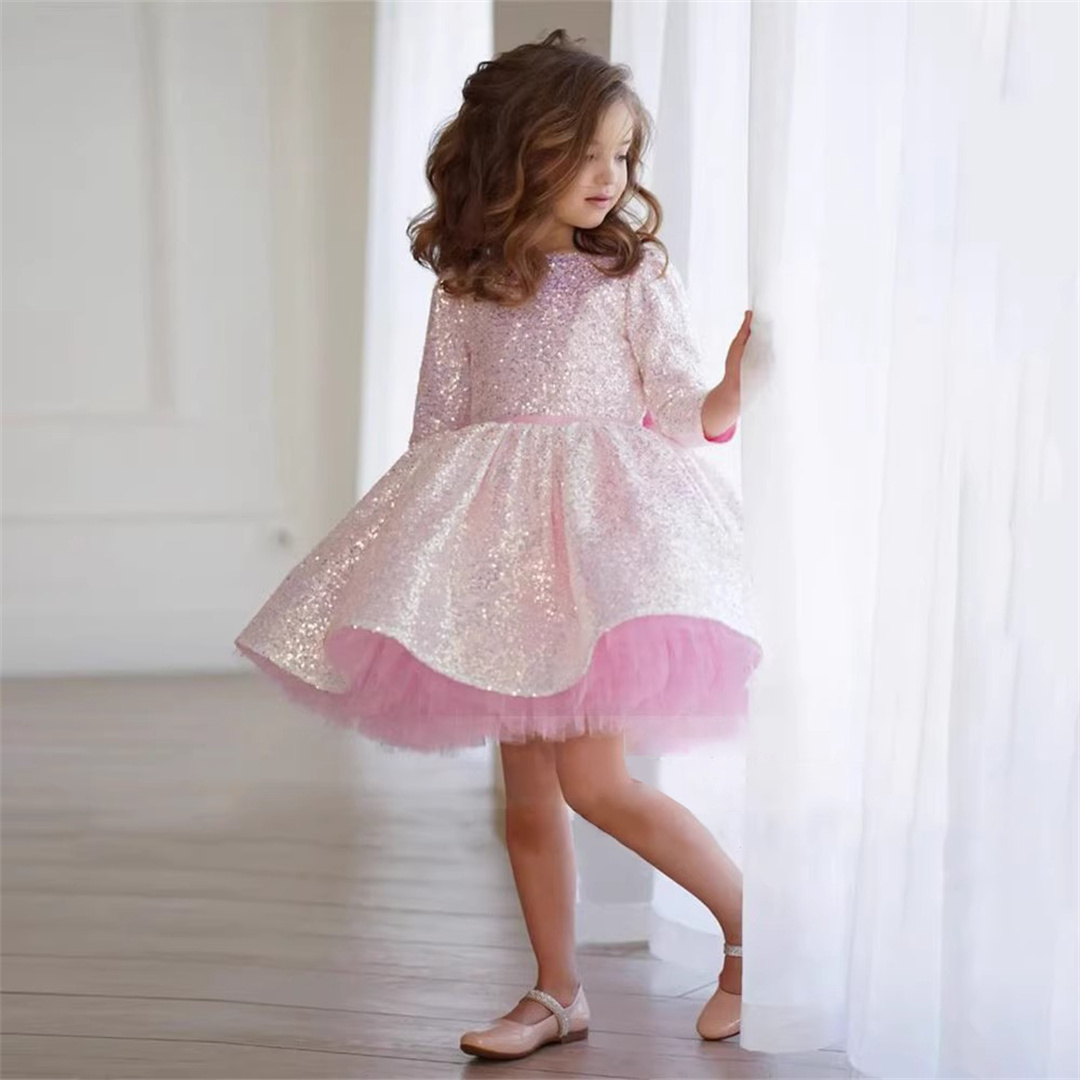 فساتين الأميرات بطول الركبة لل - مراجعة Birthday Sash Glitter وسعره