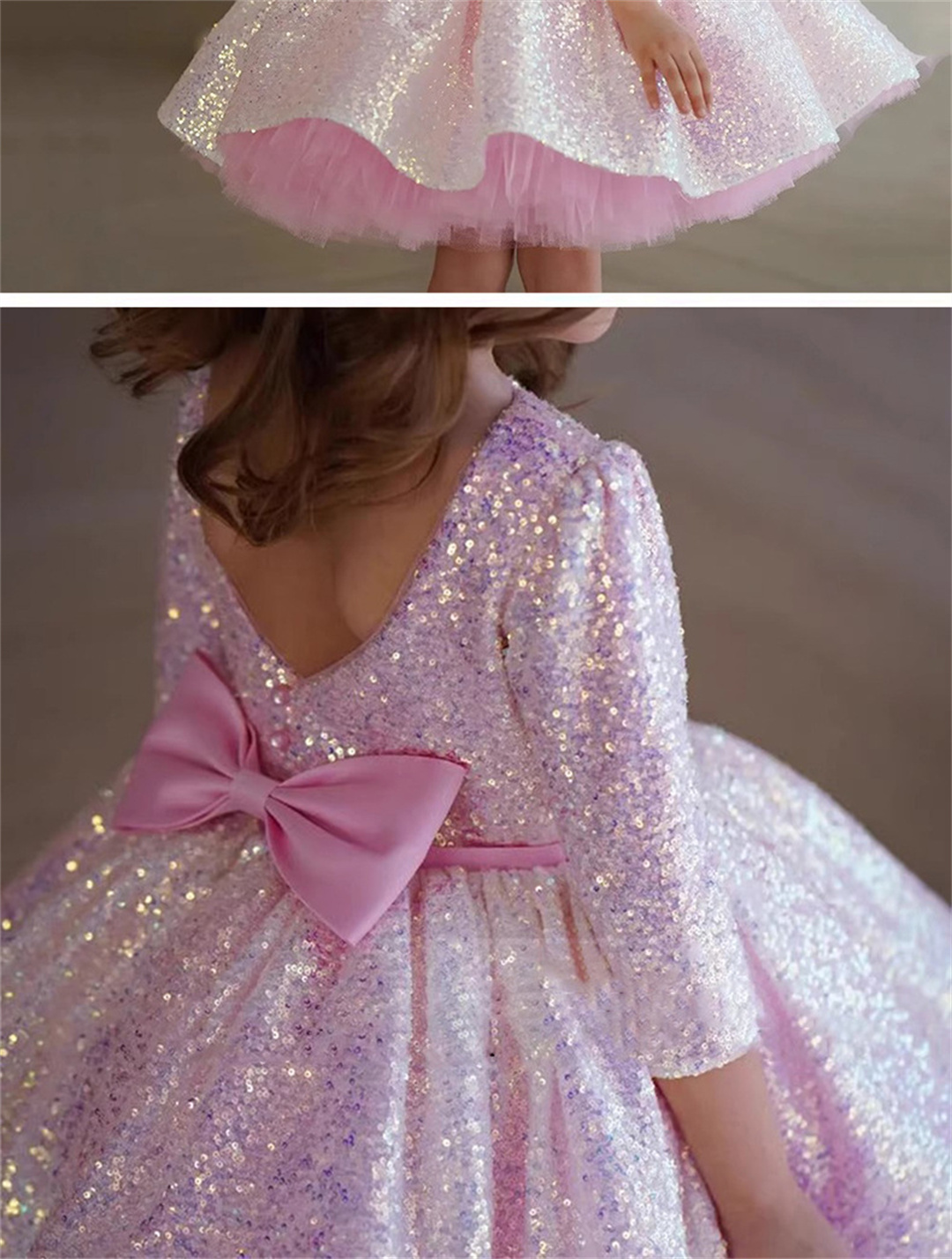 فساتين الأميرات بطول الركبة لل - مراجعة Birthday Sash Glitter وسعره
