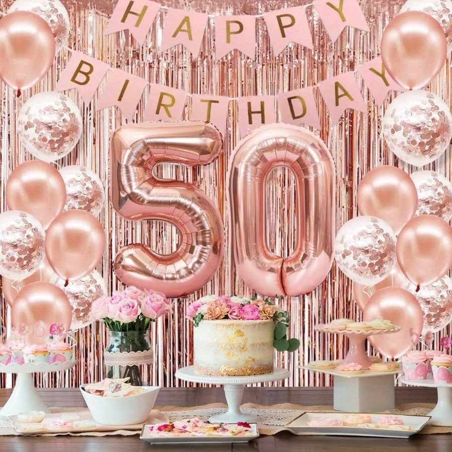 مجموعة من 58 قطعة بالونات رقمي - مراجعة Party Banner Gold وسعره
