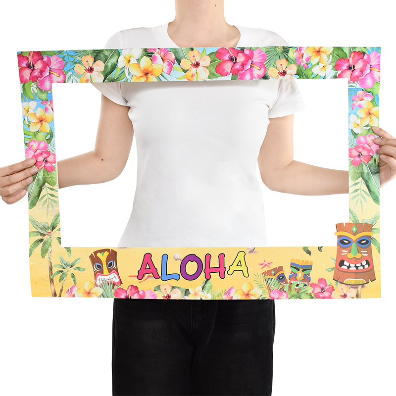 إطار صور لحفلات هاواي بتصميم أ - مراجعة Photo Booth Frame وسعره