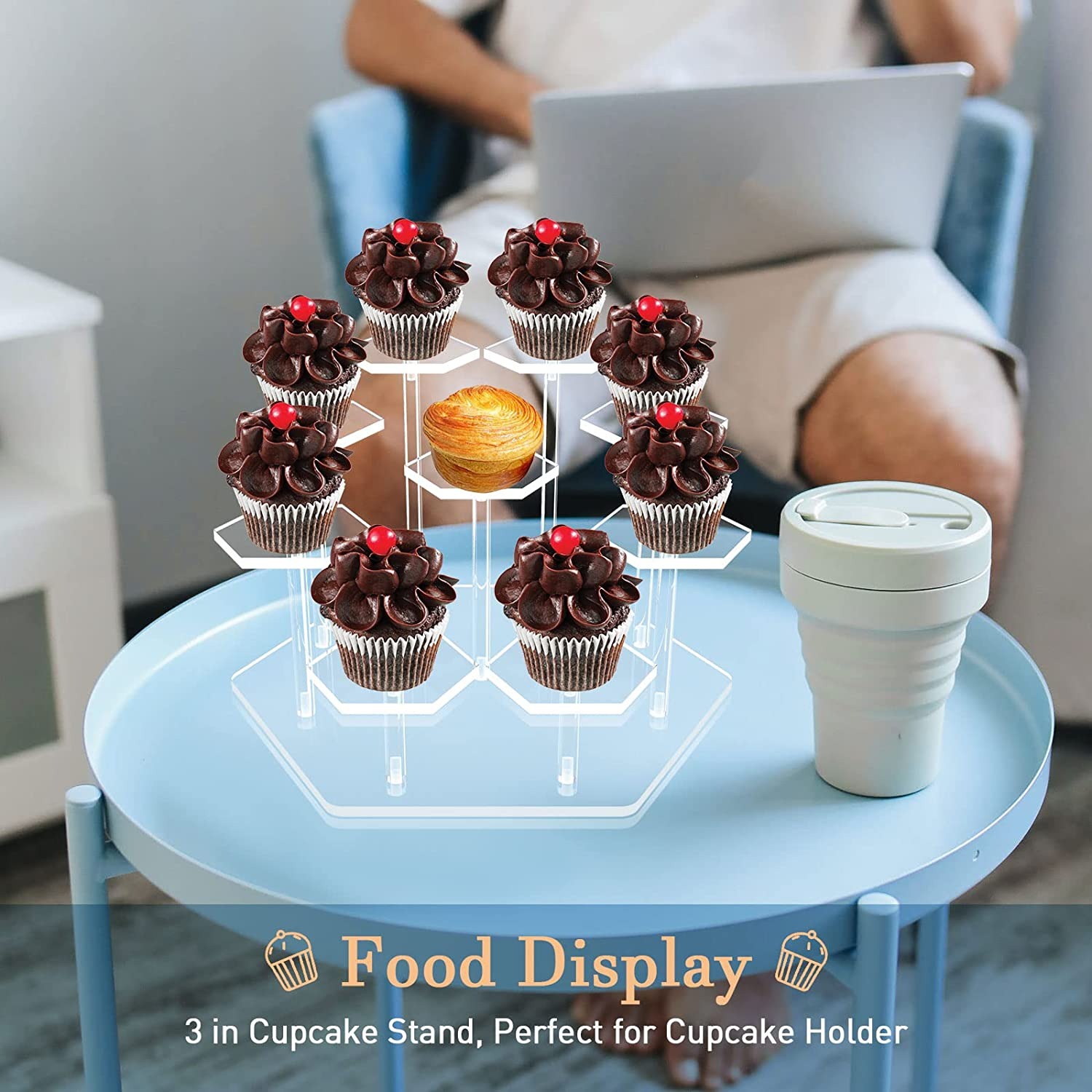 حامل عرض أكريليك من الطبقة 8/9 - مراجعة Cupcake Stand Tier وسعره