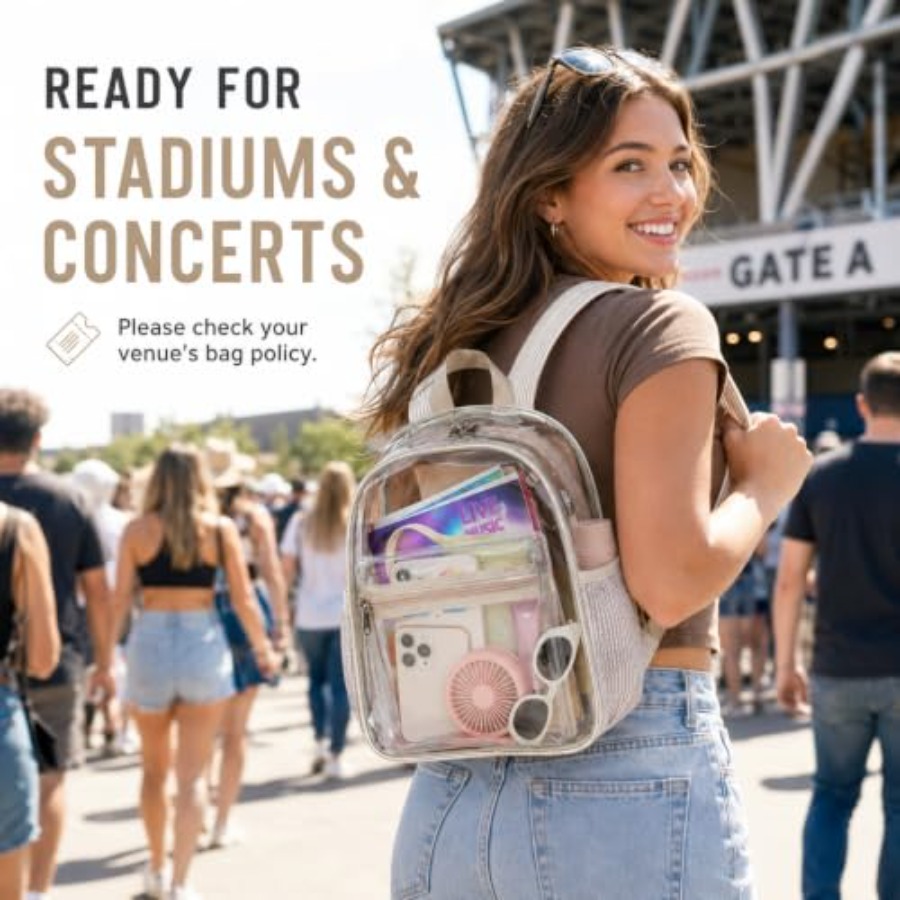 حقيبة ظهر شفافة صغيرة لفعاليات - مراجعة Event & Party Supply وسعره