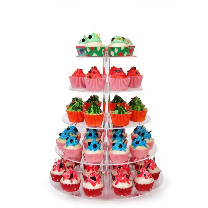 حامل كب كيك من الأكريليك الشفا - مراجعة Cupcake Stand Tier وسعره