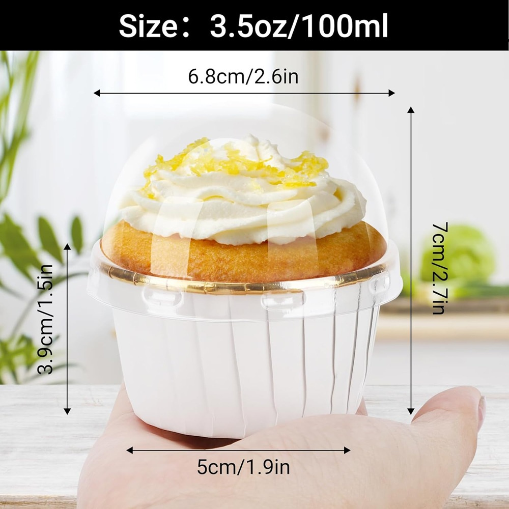 50 قطعة كأس الكعك ورقة مغلفة ك - مراجعة Plastic Cup 50Pcs وسعره