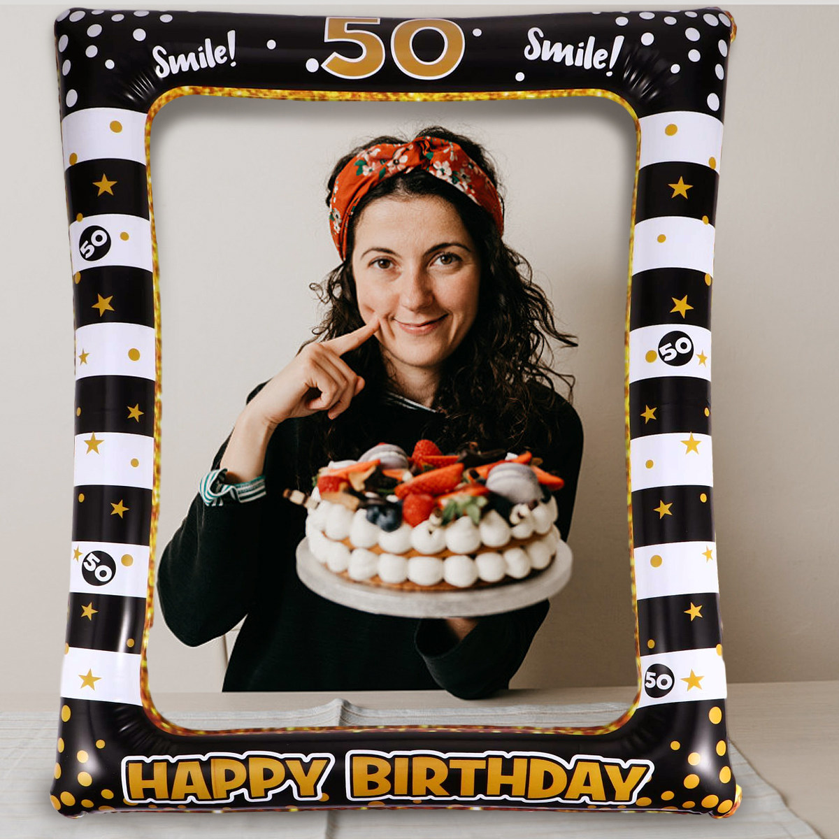 إطار صور قابل للنفخ لتزيين حفل - مراجعة Photo Booth Frame وسعره