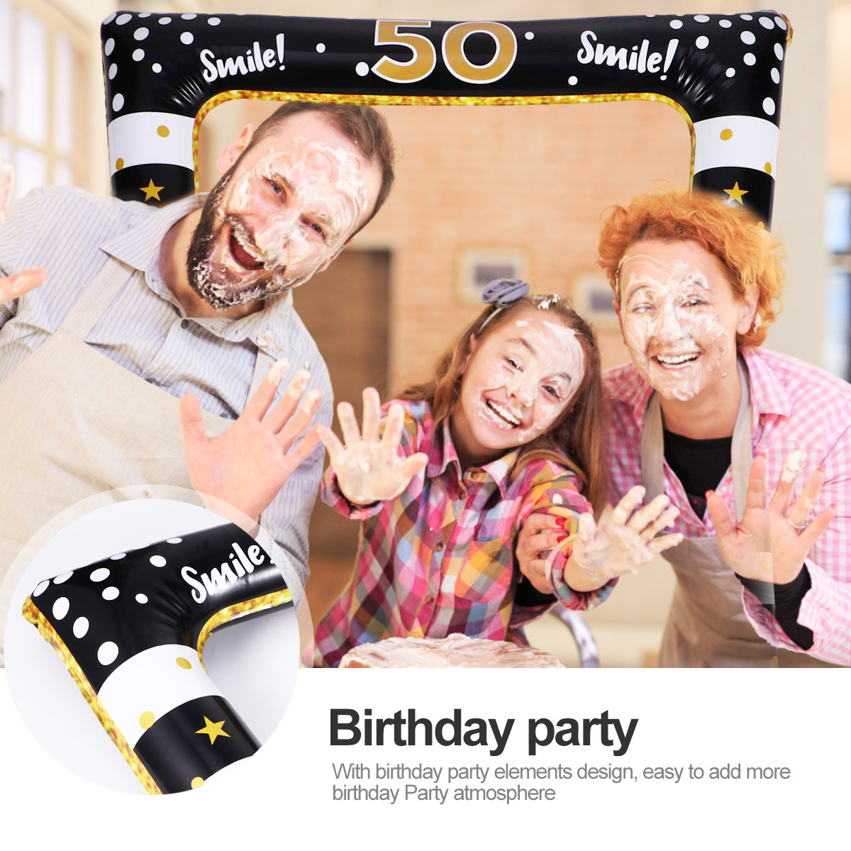 إطار صور قابل للنفخ لتزيين حفل - مراجعة Photo Booth Frame وسعره