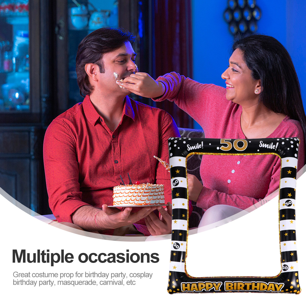 إطار صور قابل للنفخ لتزيين حفل - مراجعة Photo Booth Frame وسعره