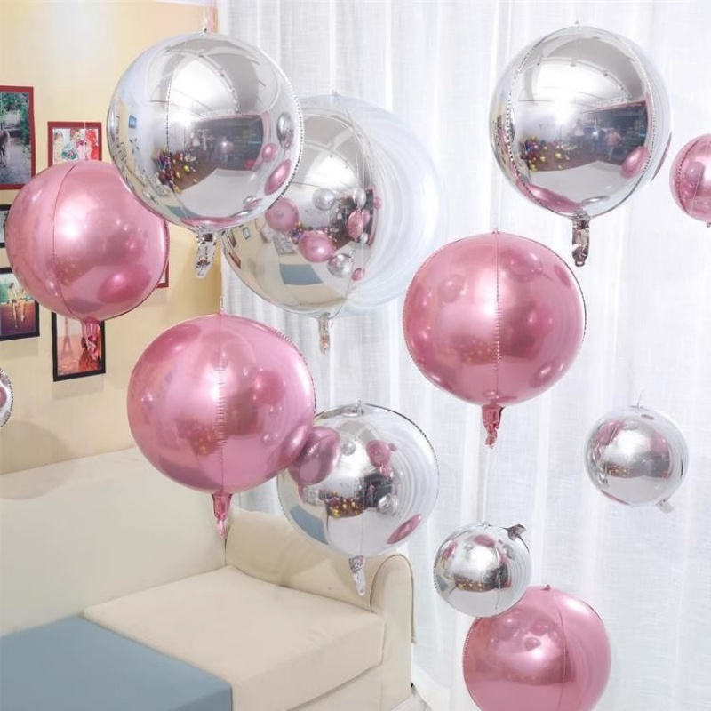 5 قطع بالونات معدنية دائرية 4D - مراجعة Party Event Supply Store وسعره