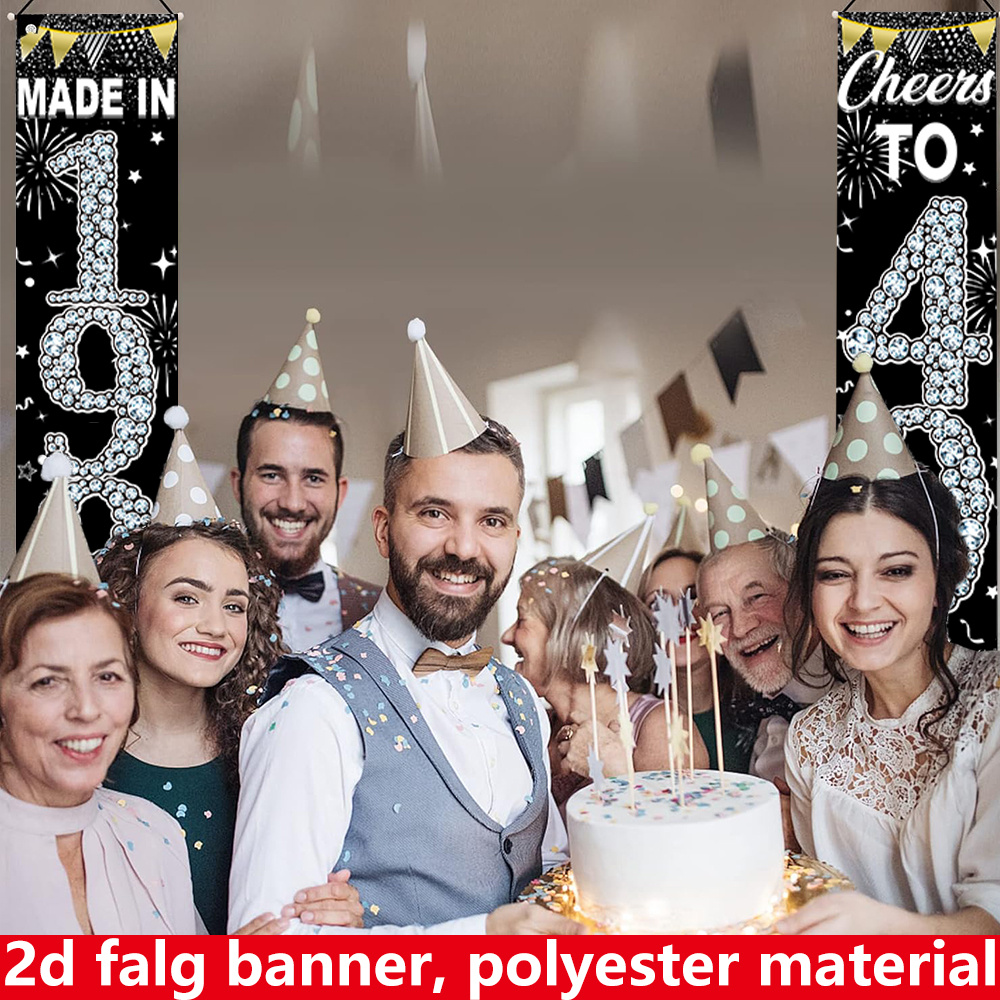 قطعتان من لافتات عيد الميلاد ا - مراجعة Party Banner Gold وسعره