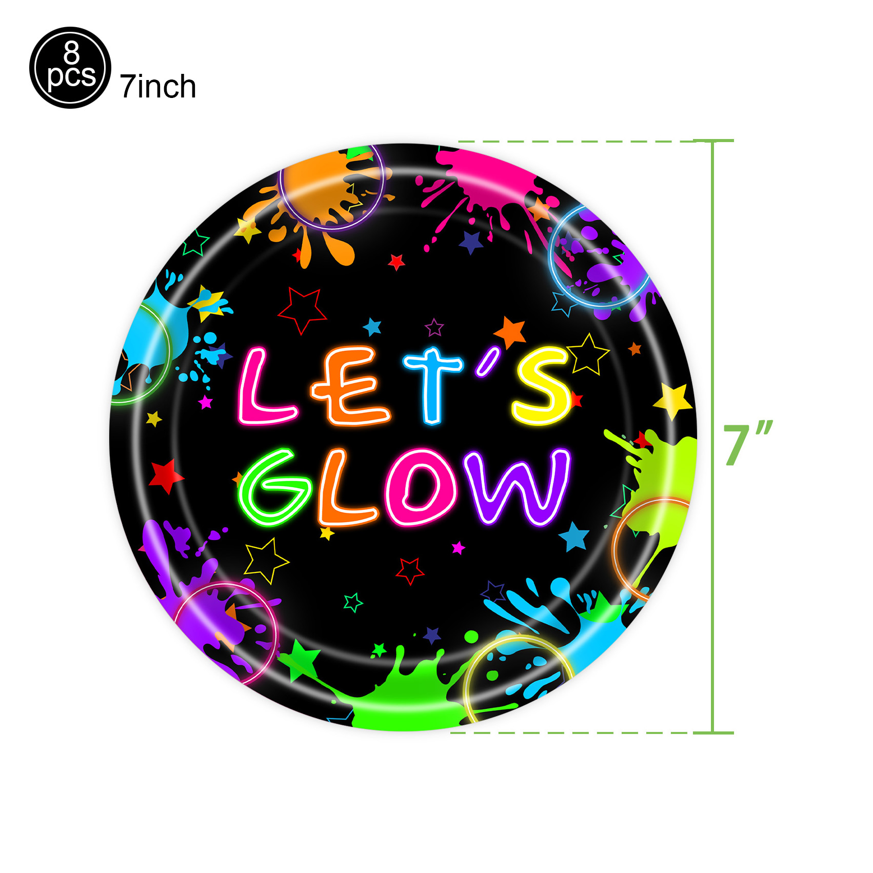 لوازم الحفلات النيون دع توهج ا - مراجعة Let'S Party Event Supply وسعره
