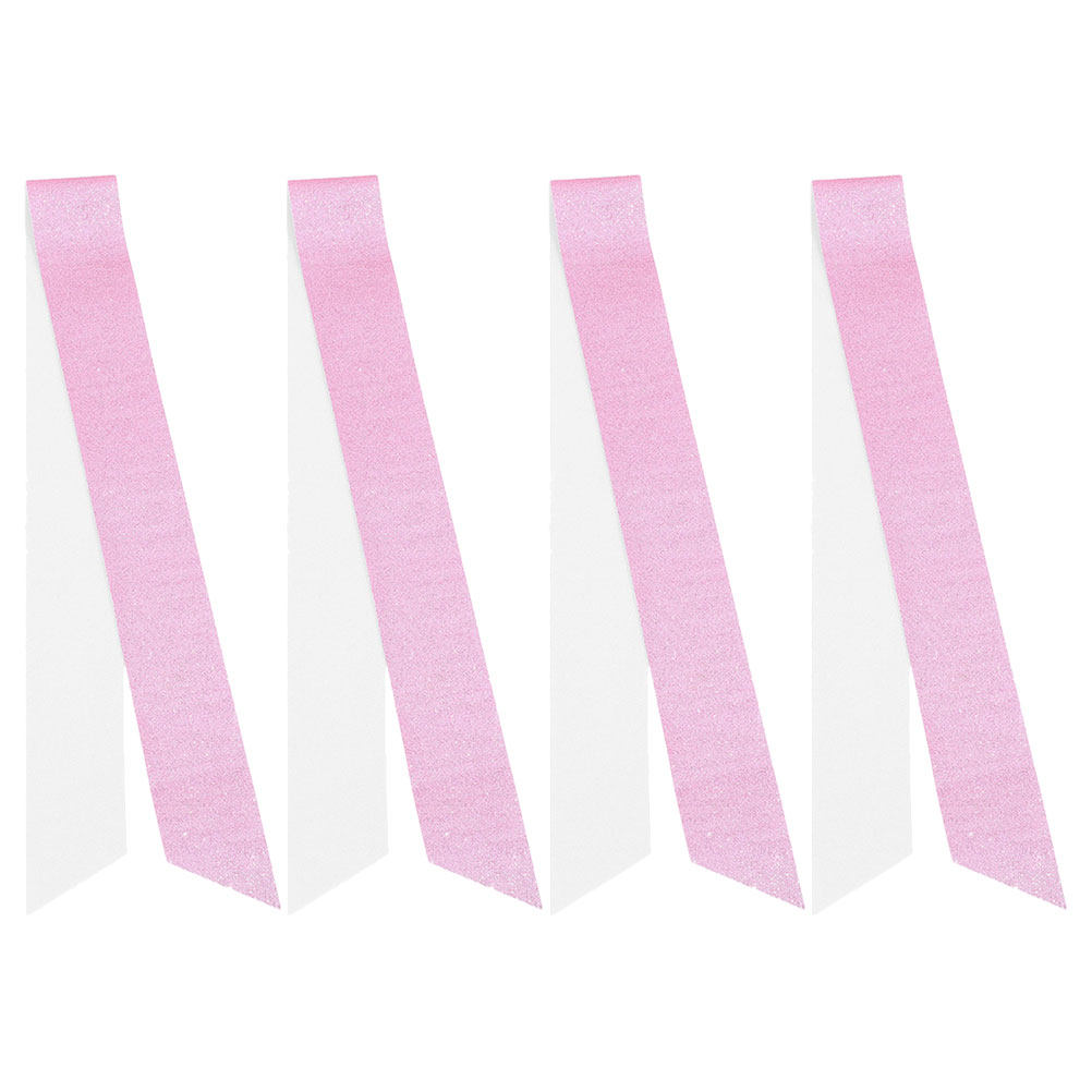 4 قطع من الأوشحة اللامعة الفار - مراجعة Birthday Sash Glitter وسعره