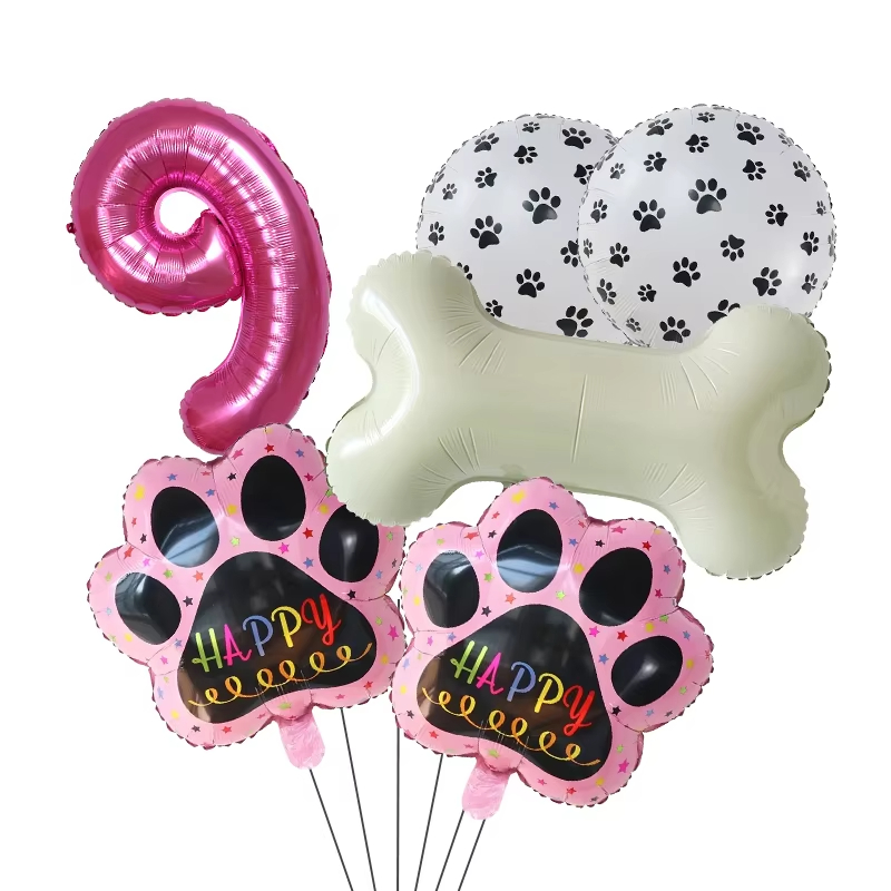 بالونات ذهبية بتصميم الكلب، مس - مراجعة Let'S Party Event Supply وسعره