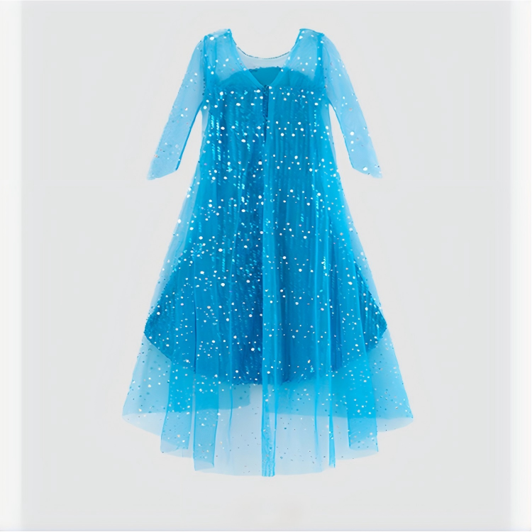 فستان أميرة ماكسي مذهل للفتيات - مراجعة Glitter Tablecloth وسعره
