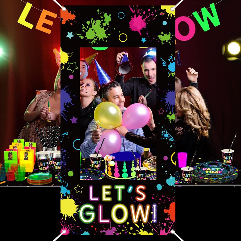 إطار صور نيون مضيء للحفلات، خل - مراجعة Let'S Party Event Supply وسعره