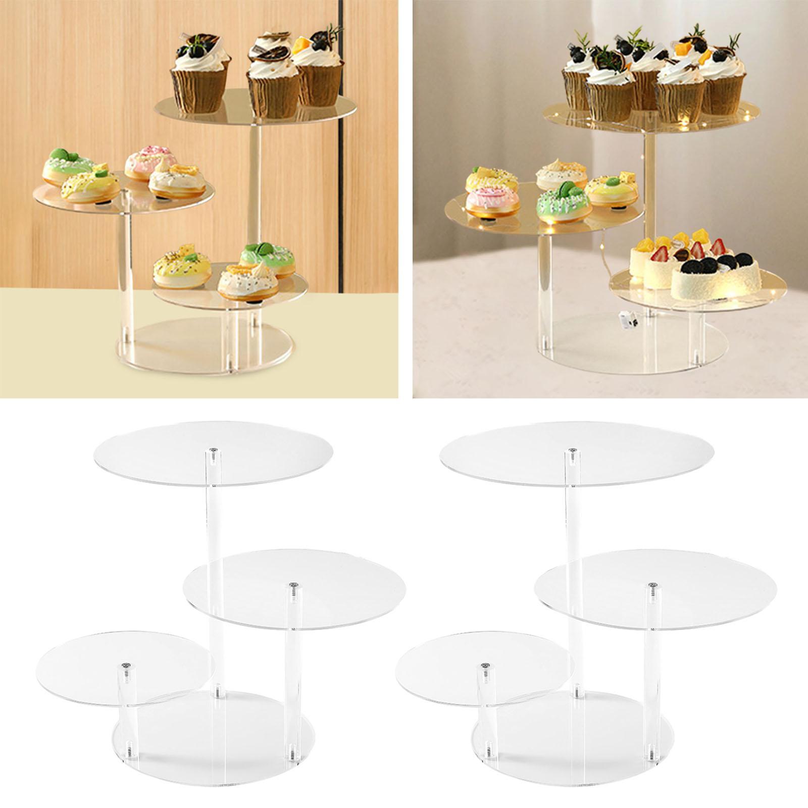 حامل كيك أكريليك بثلاث طبقات م - مراجعة Cupcake Stand Tier وسعره
