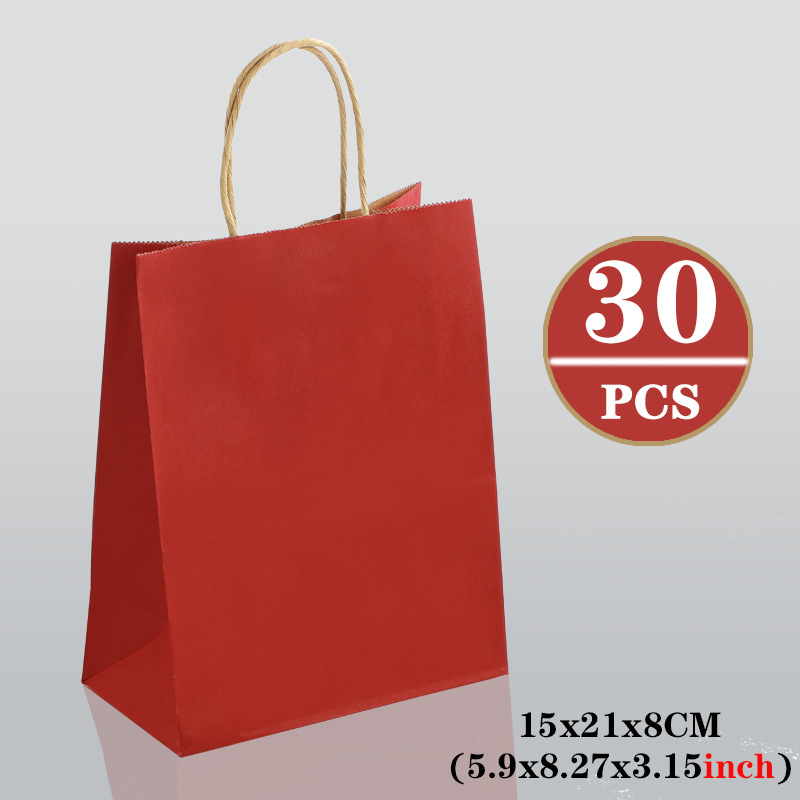 أكياس ورقية حمراء بالجملة 30/5 - مراجعة Event Party Shop وسعره