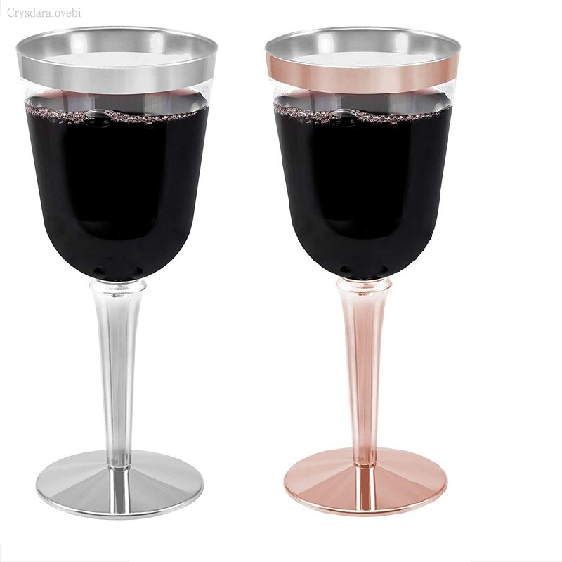 أكواب نبيذ بلاستيكية شفافة للا - مراجعة Plastic Cup 50Pcs وسعره