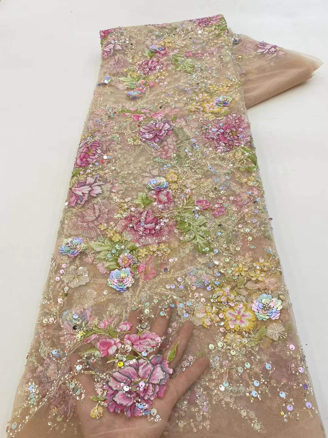 قماش دانتيل أفريقي 2026 عالي ا - مراجعة Glitter Tablecloth وسعره