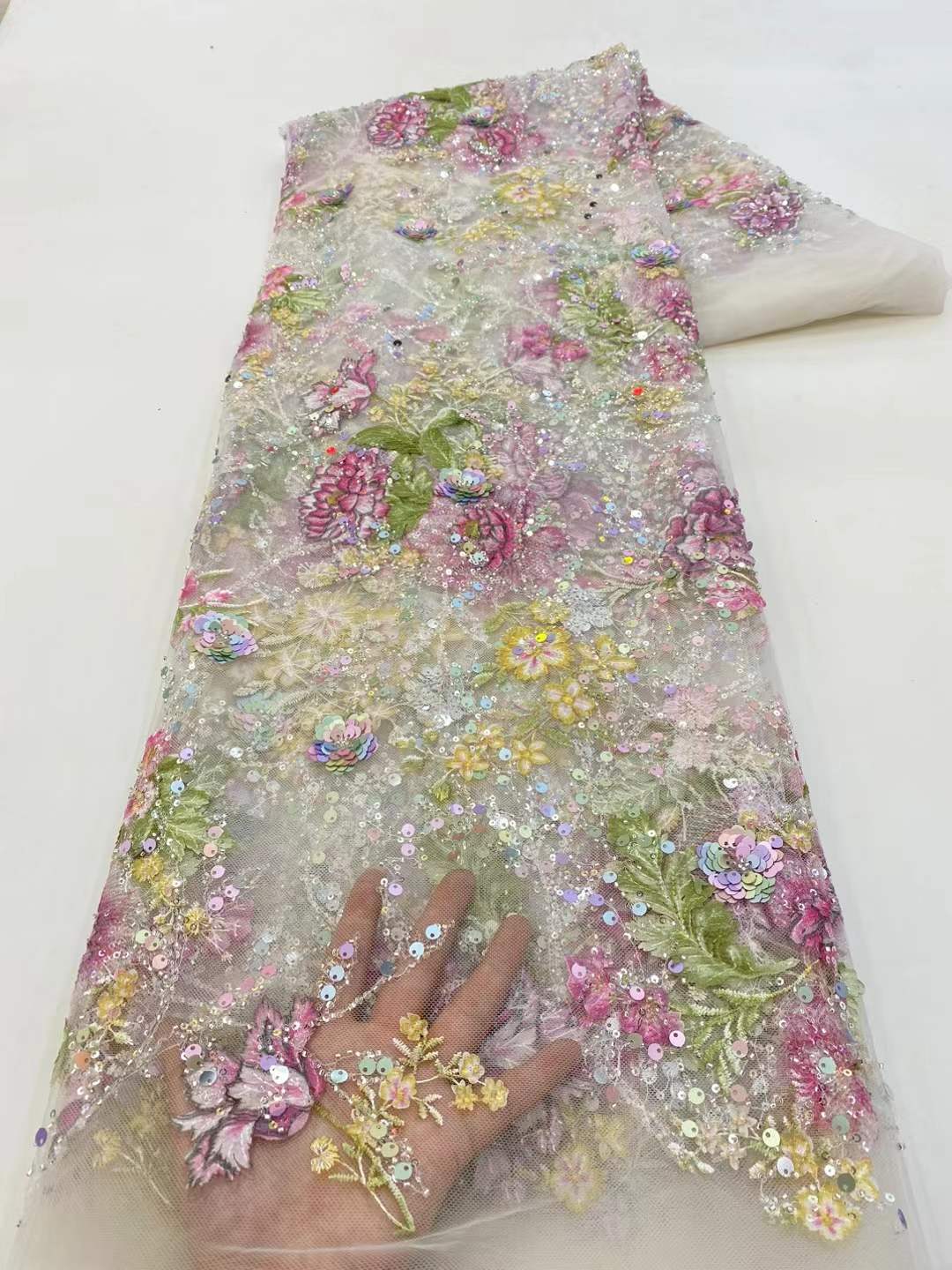 قماش دانتيل أفريقي 2026 عالي ا - مراجعة Glitter Tablecloth وسعره