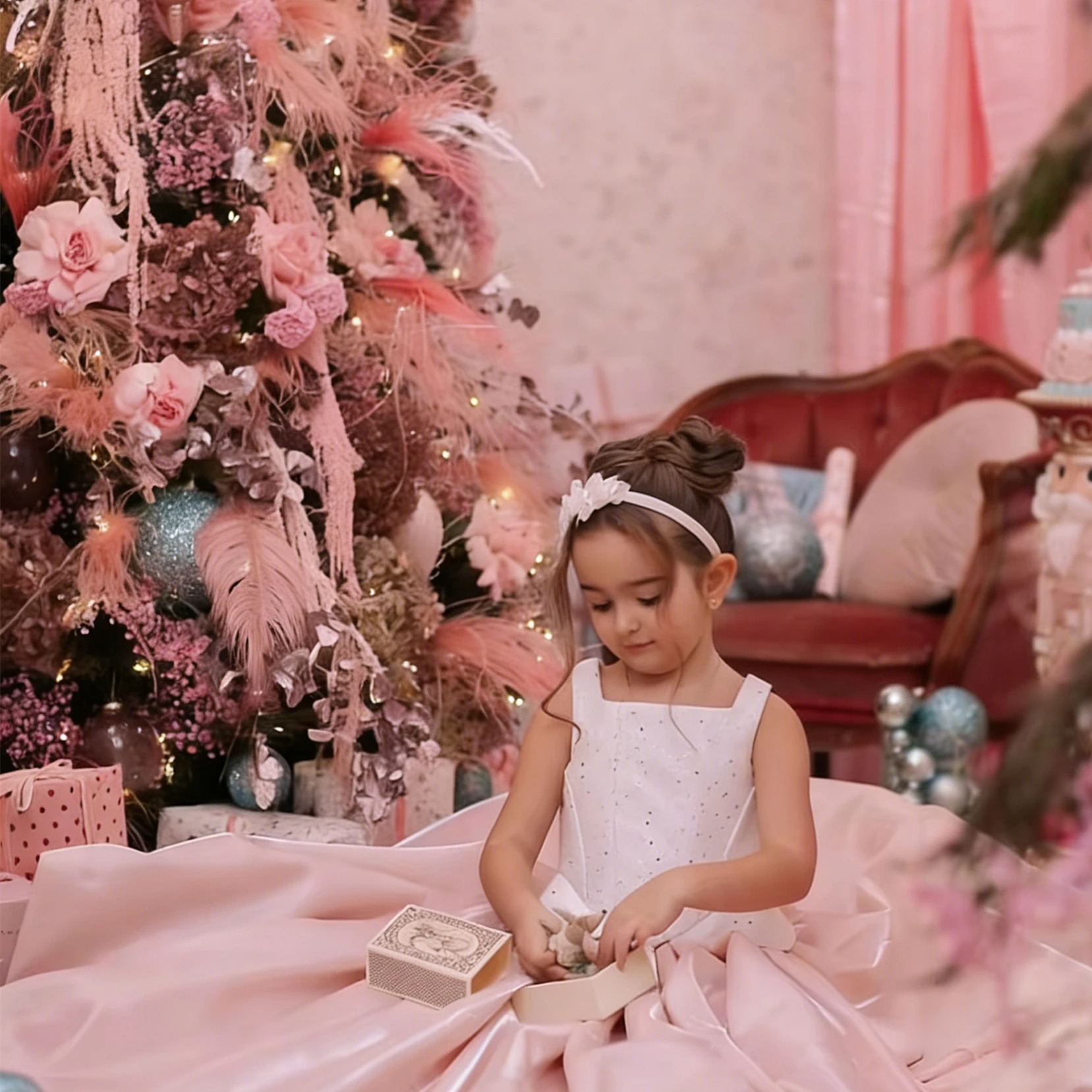 فستان مخصص للفتيات الصغيرات لح - مراجعة Birthday Sash Glitter وسعره