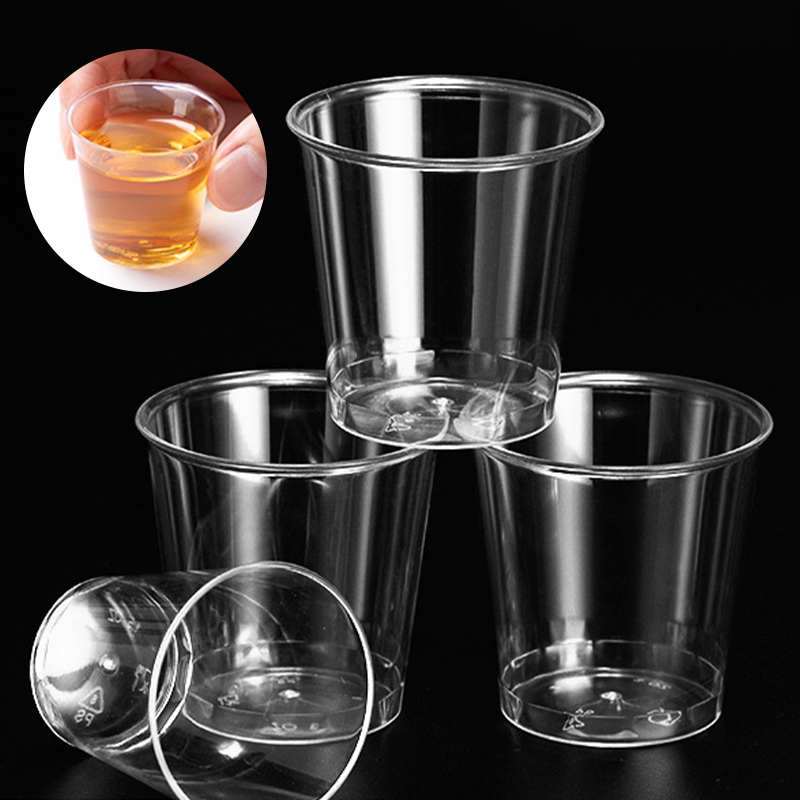 50 قطعة من أكواب الشوت البلاست - مراجعة Plastic Cup 50Pcs وسعره