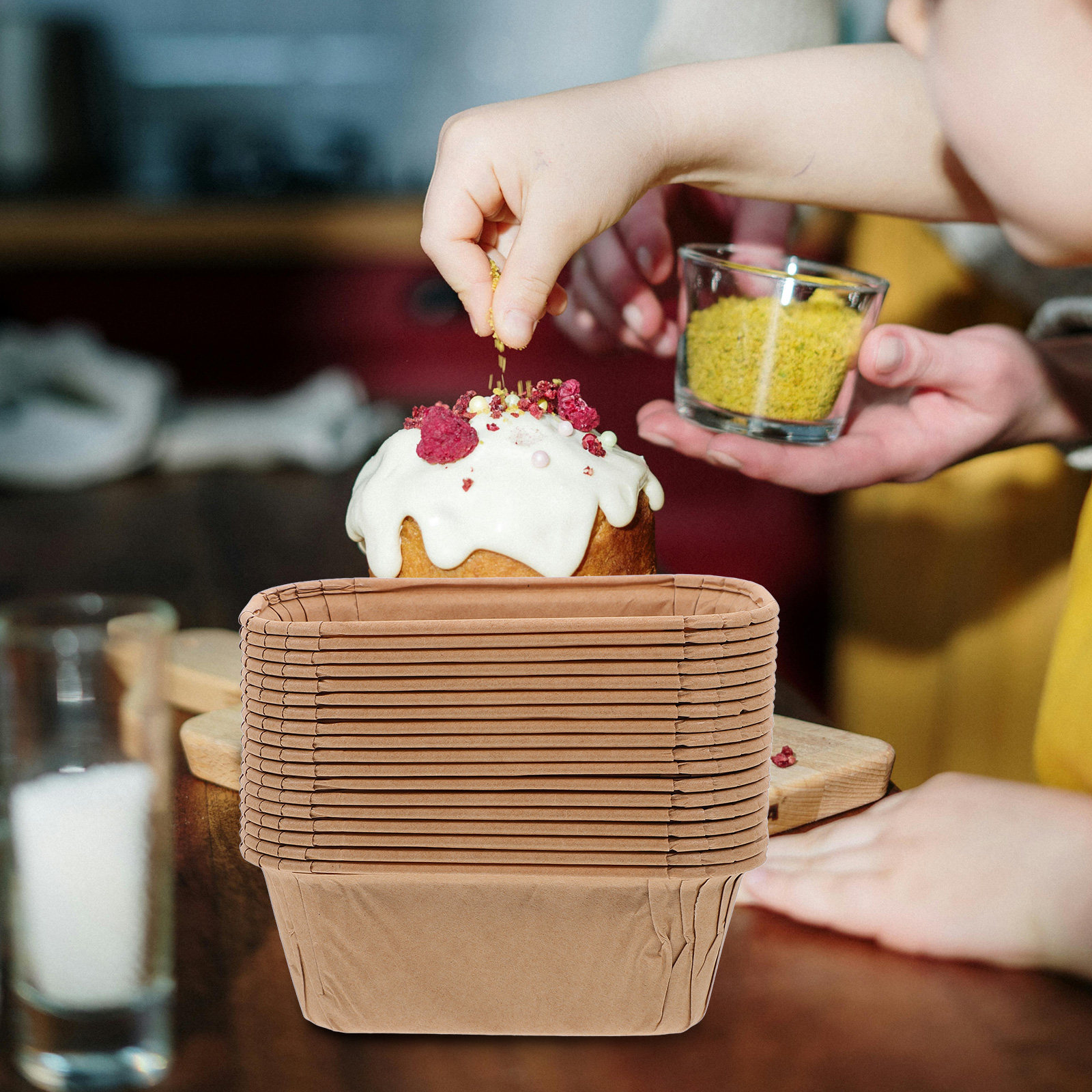 50 قطعة من أكواب الخبز الورقية - مراجعة Plastic Cup 50Pcs وسعره