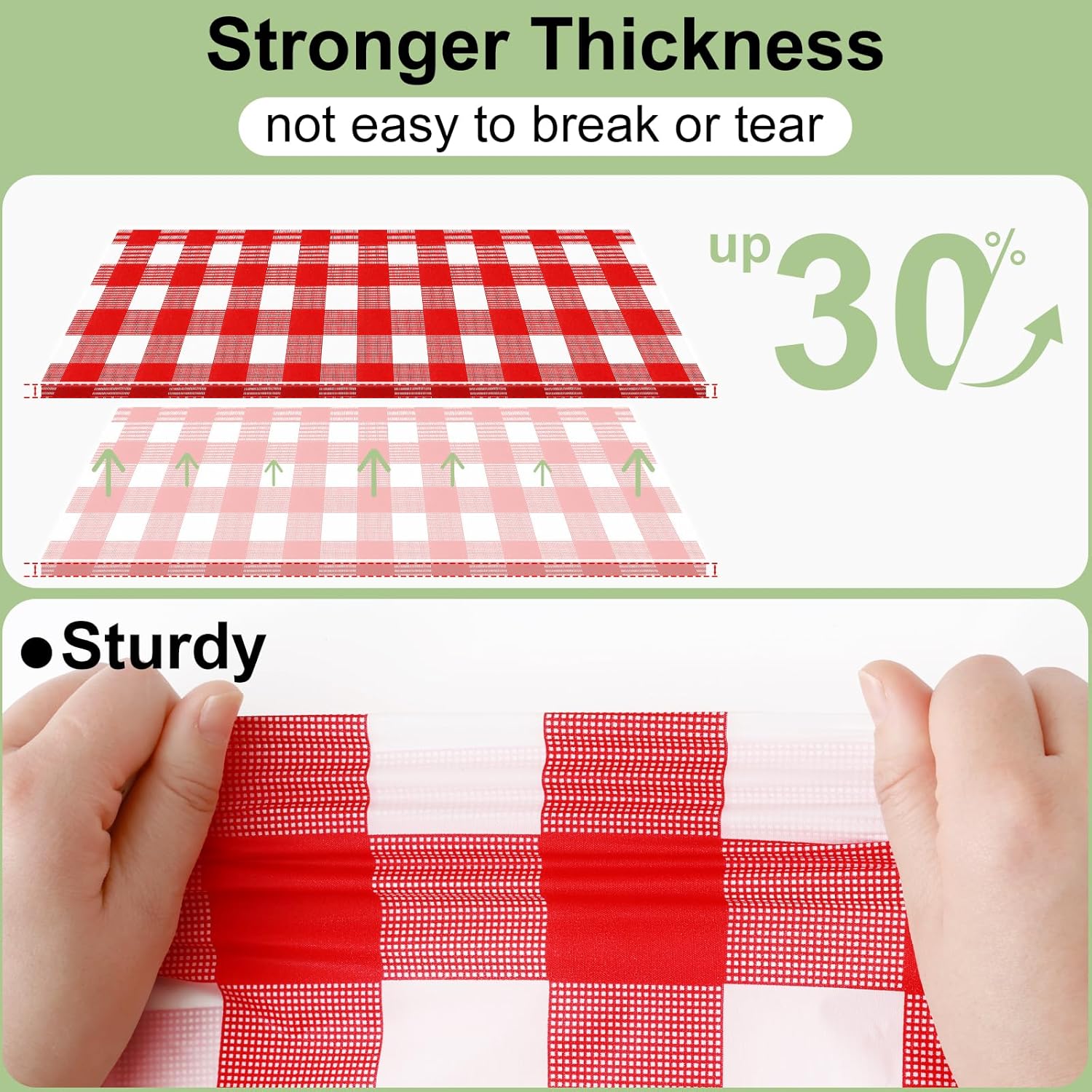 مفرش طاولة مستطيل أحمر وأبيض ب - مراجعة Table Cloth Disposable وسعره