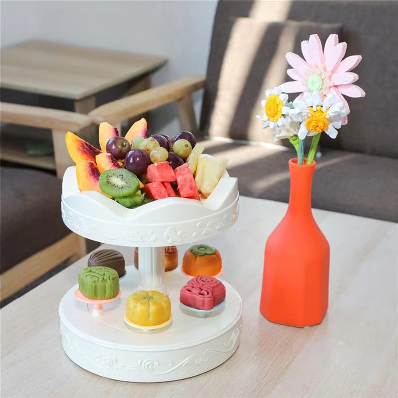 2-tier التلقائي الدورية كعكة ا - مراجعة Cupcake Stand Tier وسعره