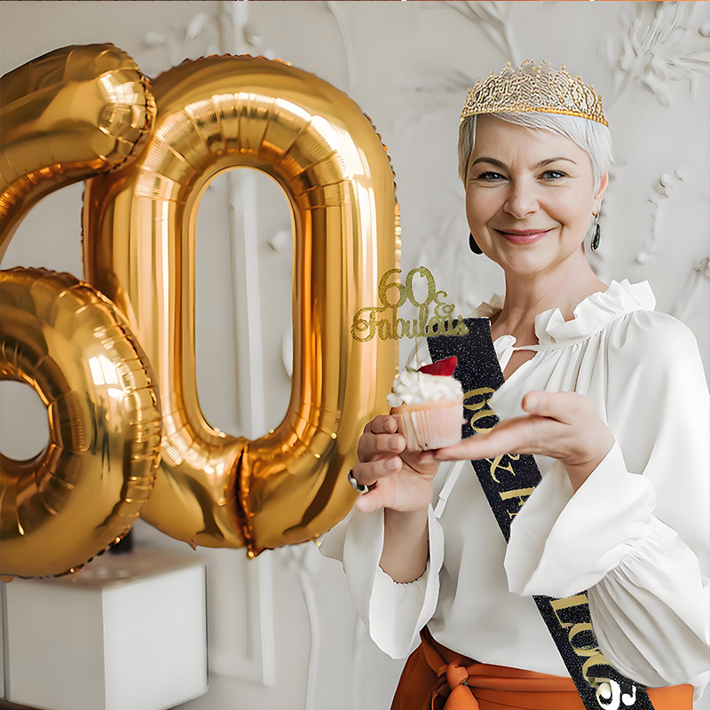 30- 50th عيد ميلاد الذكرى الدي - مراجعة Birthday Sash Glitter وسعره
