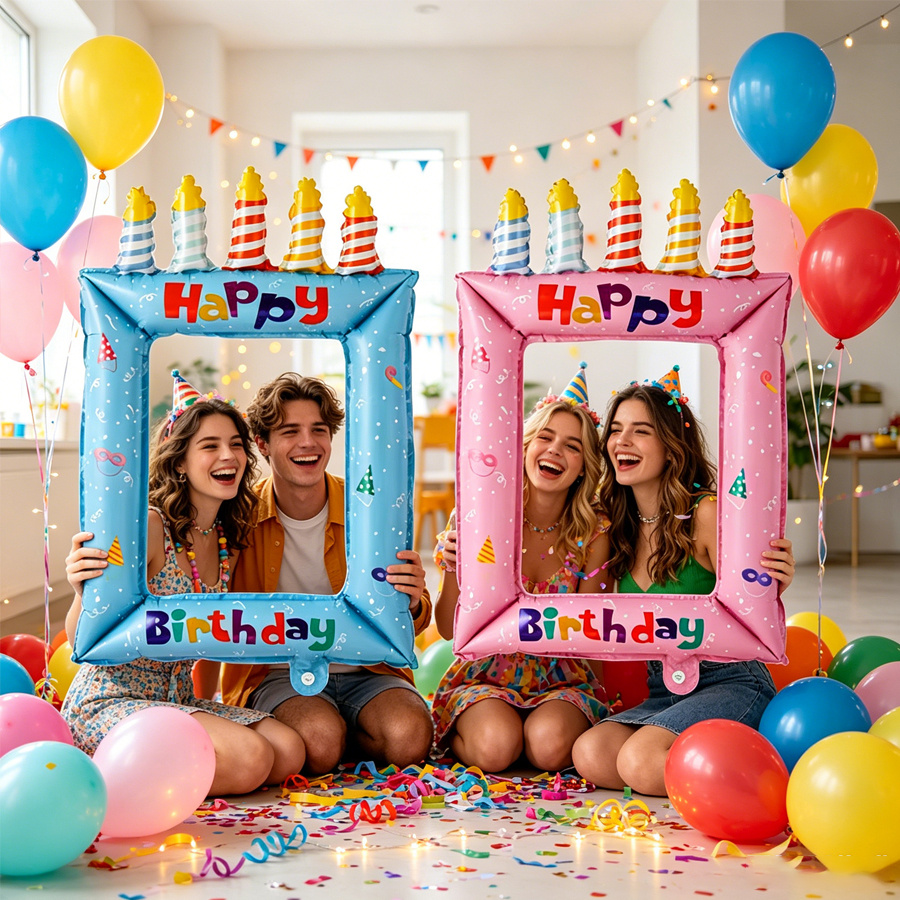 إطار صور بالونات بتصميم الأمير - مراجعة Photo Booth Frame وسعره
