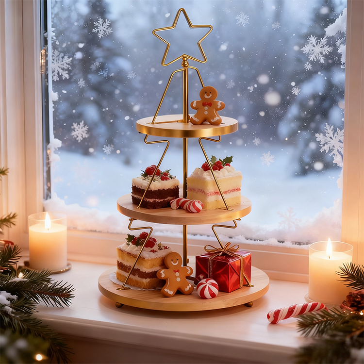 حامل كب كيك فاخر ممتاز من ثلاث - مراجعة Cupcake Stand Tier وسعره