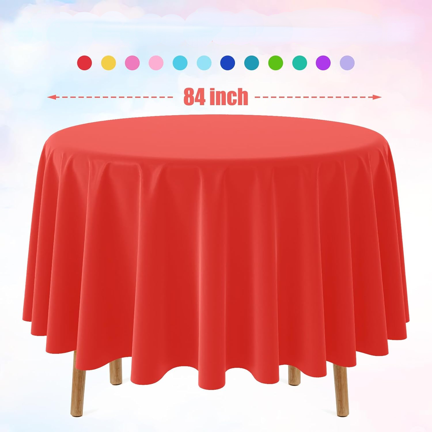 مفارش طاولة بلاستيكية مستديرة  - مراجعة Table Cloth Disposable وسعره