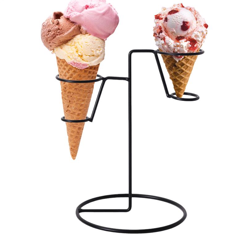 حامل مخروط الآيس كريم الأسود ا - مراجعة Cotton Candy Cone وسعره