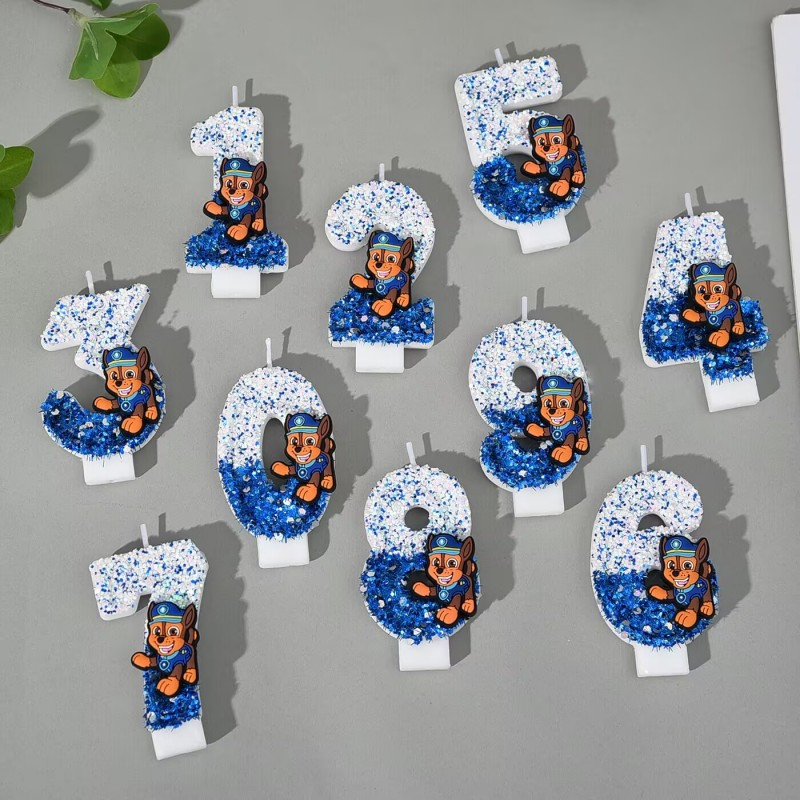 شموع كعكة على شكل أرقام كرتوني - مراجعة Event & Party Supply وسعره