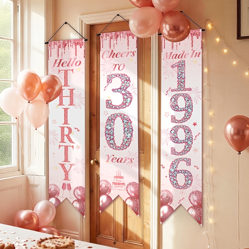مجموعة لافتات باب مسطحة ثنائية - مراجعة Party Banner Gold وسعره