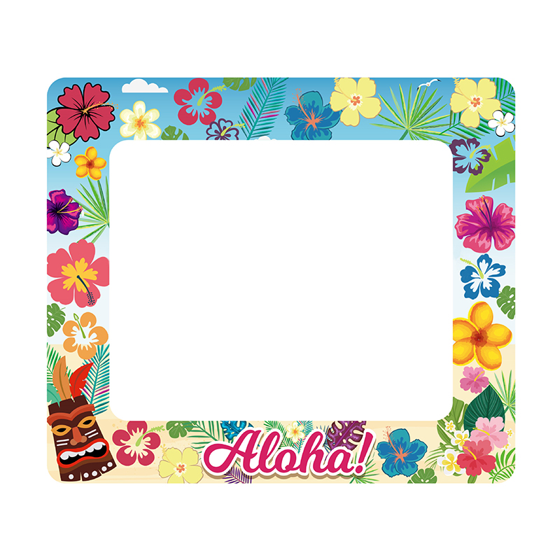1 قطعة هاواي ألوها موضوع إطار  - مراجعة Photo Booth Frame وسعره