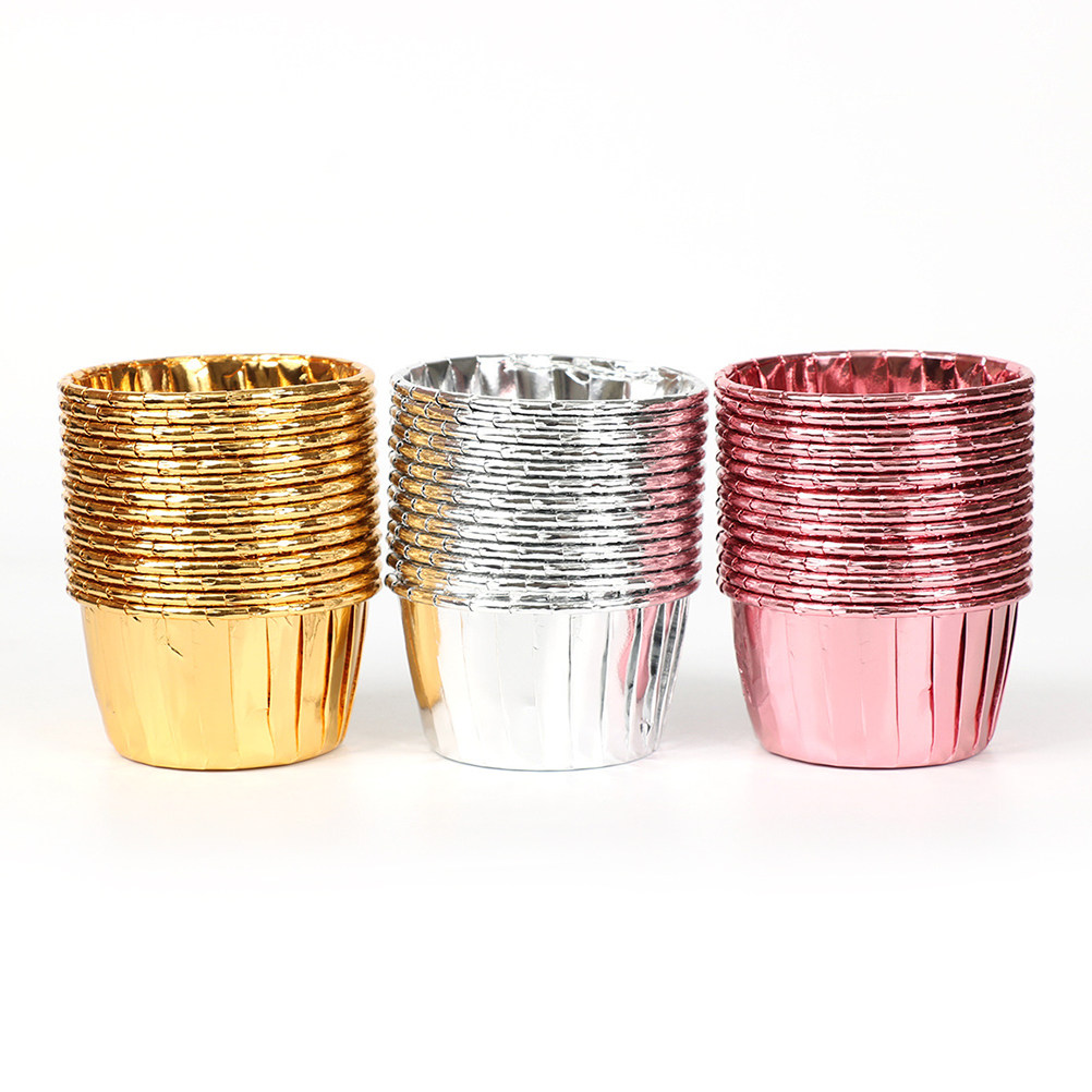 50 قطعة من أكواب الكيك الملونة - مراجعة Plastic Cup 50Pcs وسعره