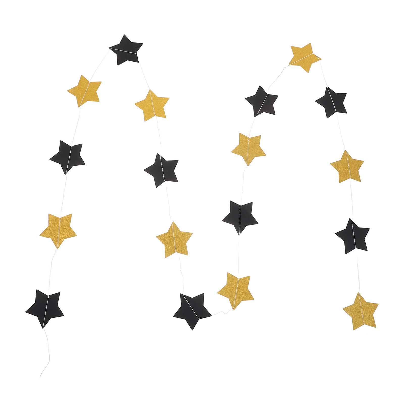 قطعتان من لافتة النجوم الذهبية - مراجعة Party Banner Gold وسعره