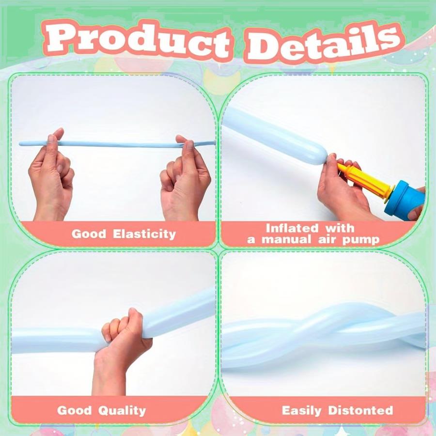 مجموعة بالونات طويلة 101/201 ق - مراجعة Balloon Pump Hand وسعره