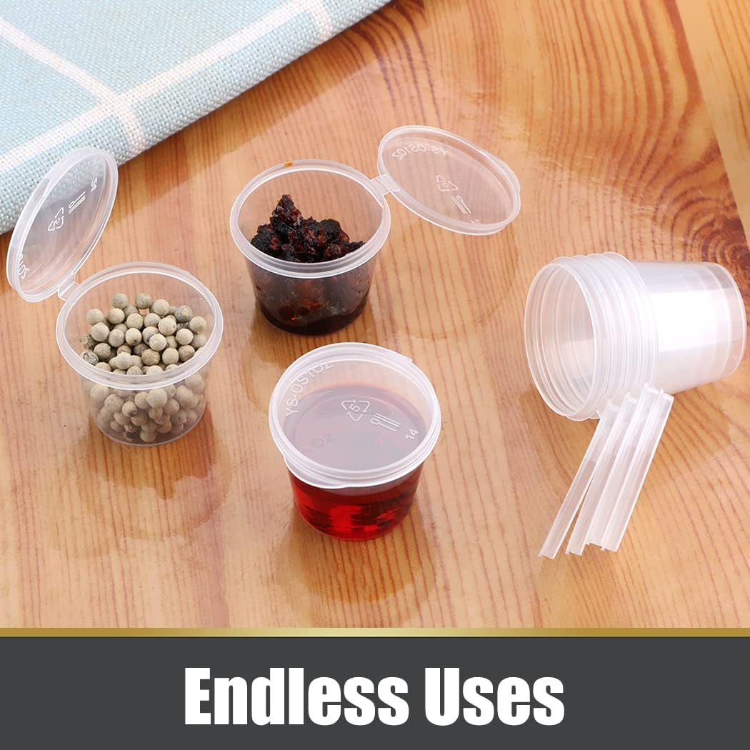أكواب صلصة بلاستيكية شفافة للا - مراجعة Plastic Cup 50Pcs وسعره