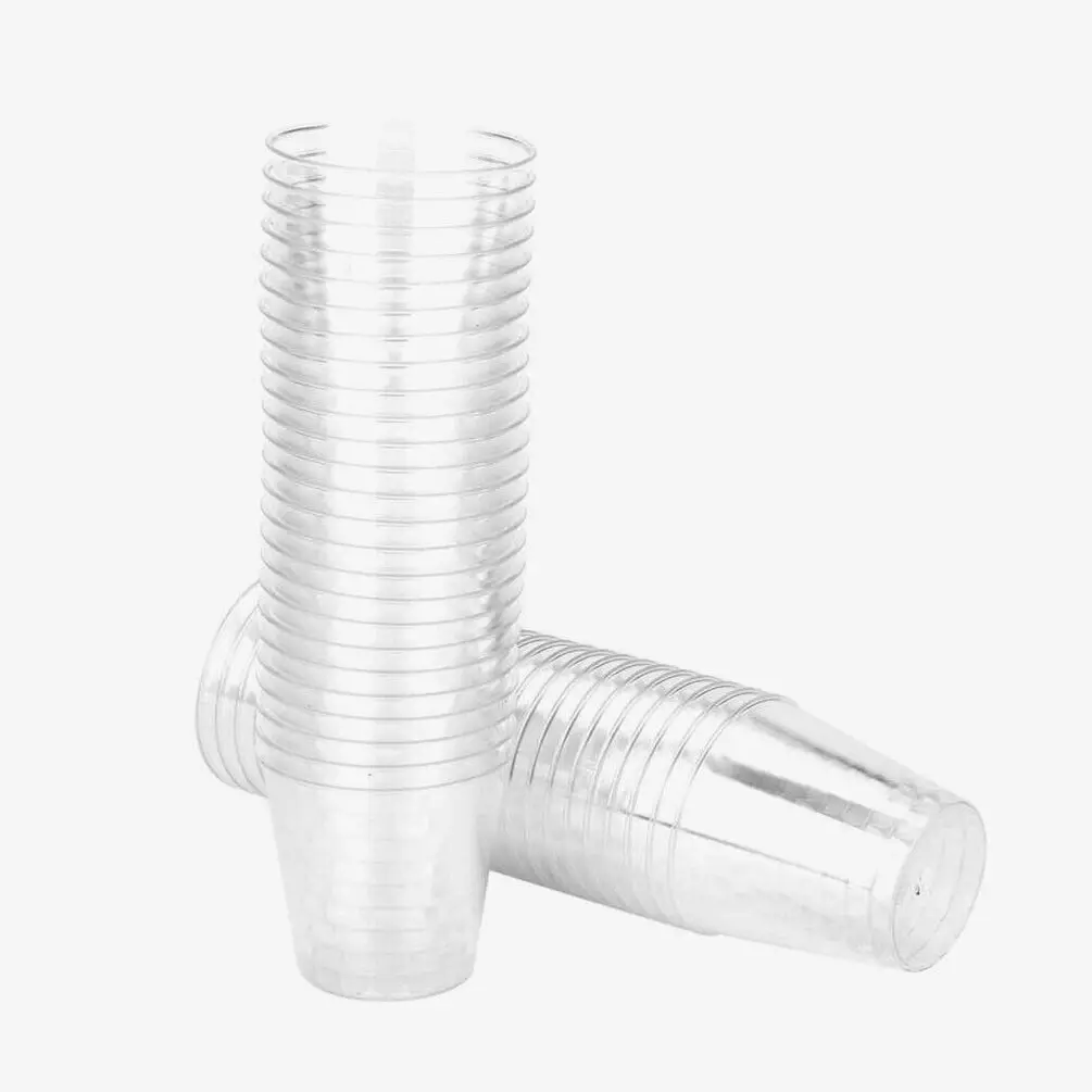 35 مل 50 × كوب هلامي من البلاس - مراجعة Plastic Cup 50Pcs وسعره